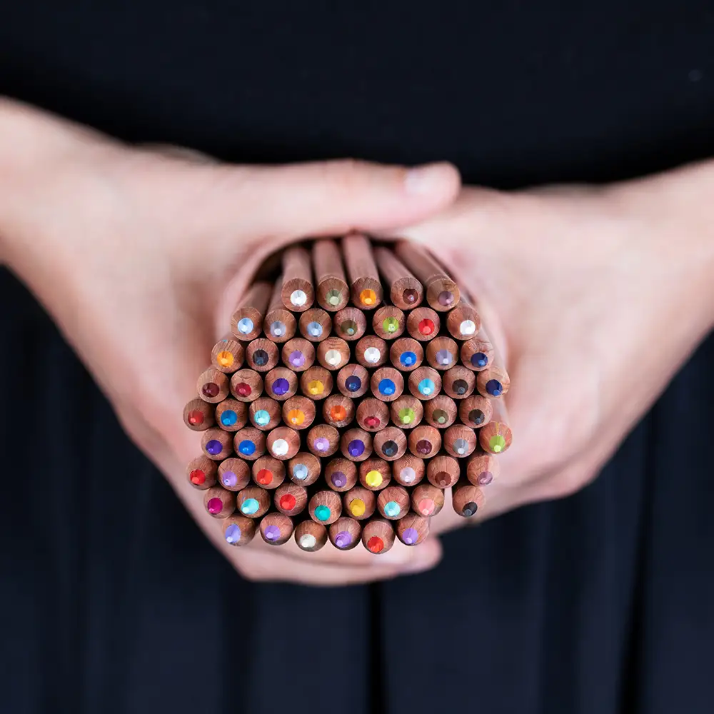 Kredki artystyczne Luminance 6901 Caran d'Ache - 100 kolorów, na sztuki - grafity